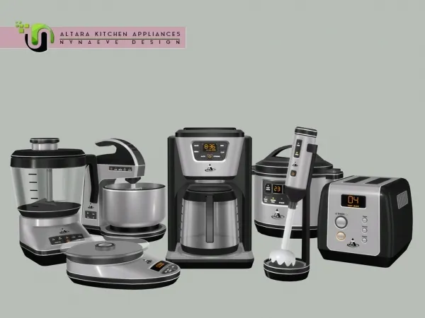 Alpha Altara Kitchen Appliances - The Sims 4 Custom Content