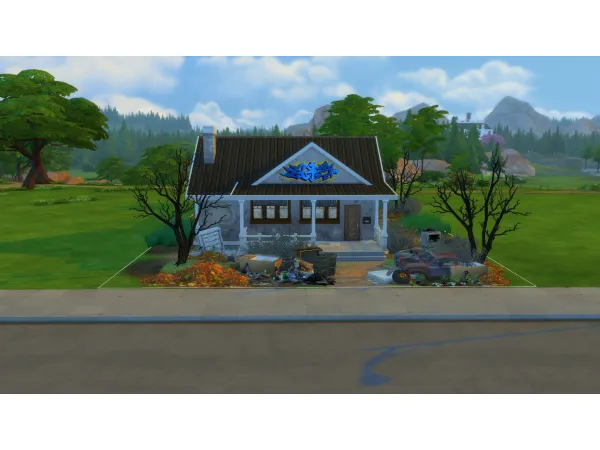 Alpha 12 Juiced Street (Abandoned Illegal Juice Lab) (NO ) by Keallow_075 - The Sims 4 Custom Content