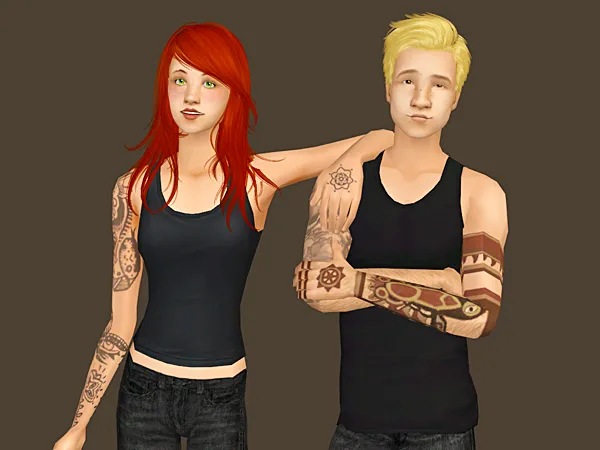 TSM Tattoo Overlays - The Sims 2 Custom Content