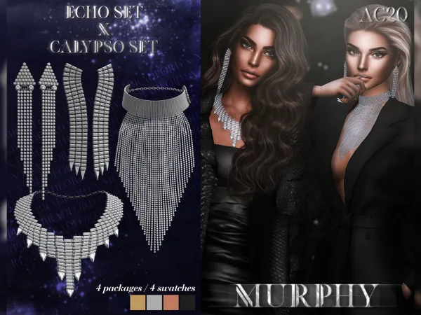 Alpha Echo Set x Calypso Set - The Sims 4 Custom Content