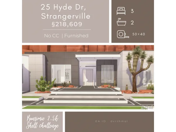 Maxis Match 25 HYDE DR STRANGERVILLE - The Sims 4 Custom Content