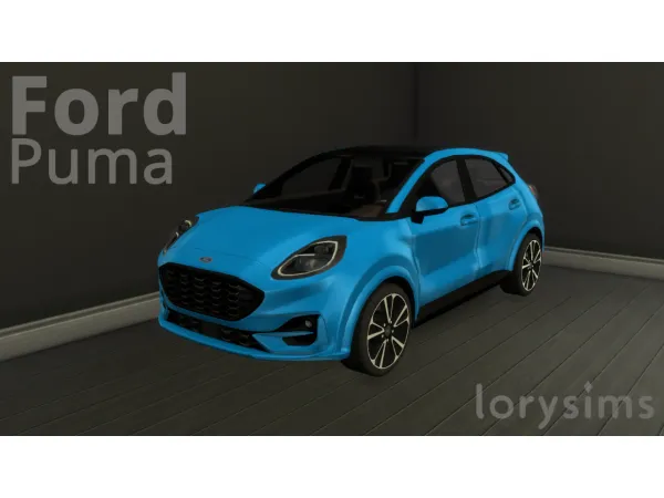 Maxis Match Ford Puma ST Line by LorySims - The Sims 4 Custom Content