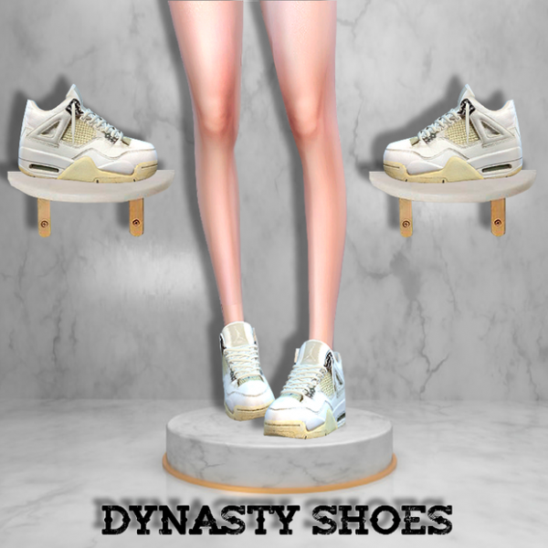 Alpha DYNASTY_SHOES TÊNIS by simsfinds - The Sims 4 Custom Content