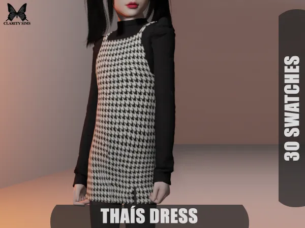 Alpha Thaís Dress Child - The Sims 4 Custom Content