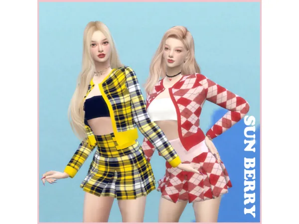 Alpha [SUN BERRY] SET 24 - The Sims 4 Custom Content