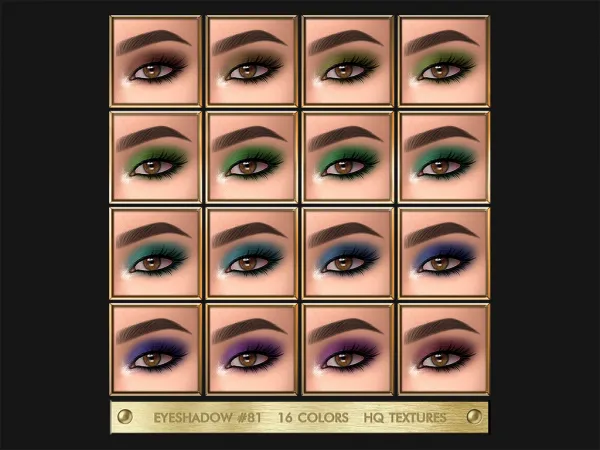 Alpha JUL_HAOS [COSMETICS] [CC2020] EYESHADOW 81 by jul_haos - The Sims 4 Custom Content