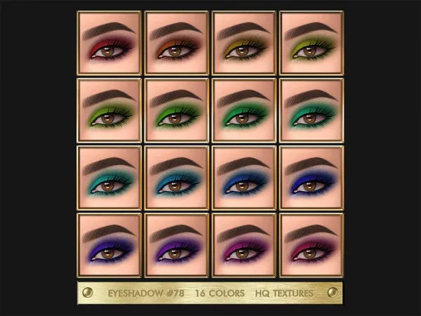 Alpha JUL_HAOS [COSMETICS] [CC2020] EYESHADOW 78 by jul_haos - The Sims 4 Custom Content