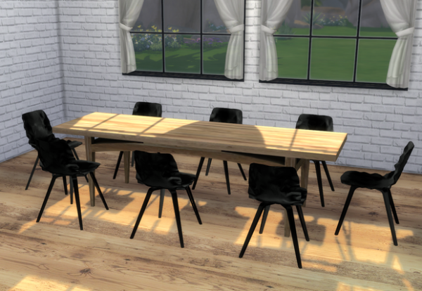 Alpha Lind Diningroom sims by simsfinds - The Sims 4 Custom Content