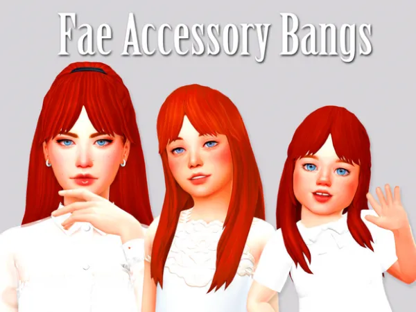 Maxis Match Fae Accessory Bangs by Atashi77 - The Sims 4 Custom Content