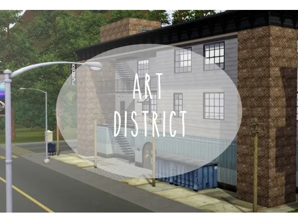 Art District - The Sims 3 Custom Content