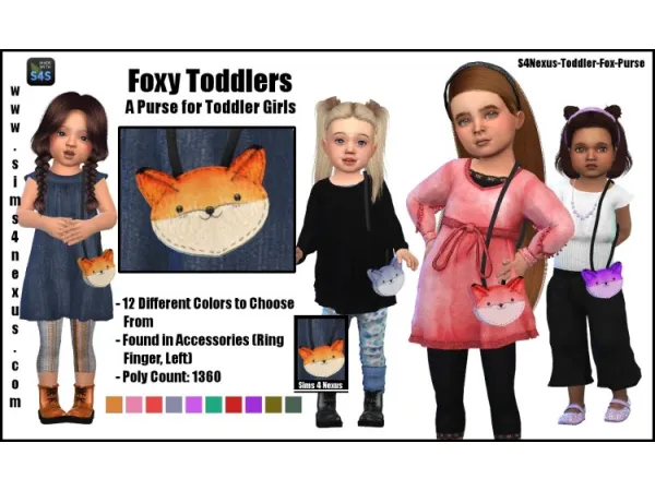 Alpha Foxy Toddlers - The Sims 4 Custom Content
