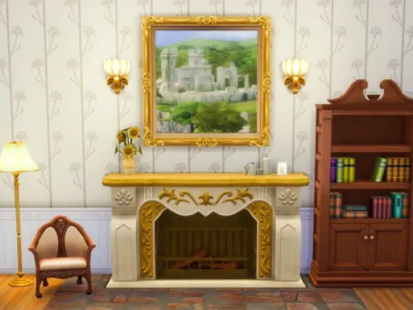 Alpha Britechester Castle Painting - The Sims 4 Custom Content