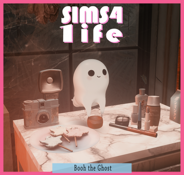 Alpha Booh the Ghost by simsfinds - The Sims 4 Custom Content