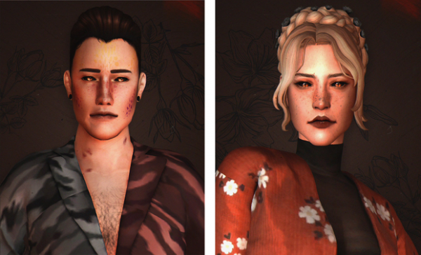 Maxis Match genetics set n01 by simsfinds - The Sims 4 Custom Content