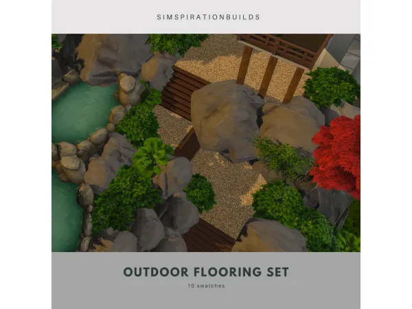 Alpha Gravel Snow Grass Concrete Asphalt Soil - The Sims 4 Custom Content