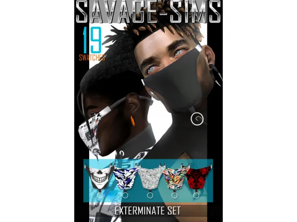 Alpha EXTERMINATE SET SIMS by SAVAGE - The Sims 4 Custom Content