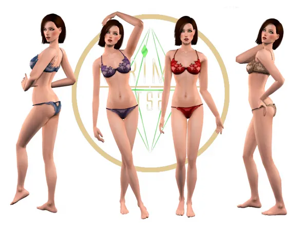 Kurimas 4t2 Secret Class Lingerie - The Sims 2 Custom Content