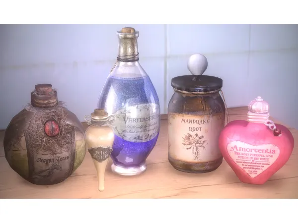 Harry Potter Potions Set - The Sims 3 Custom Content