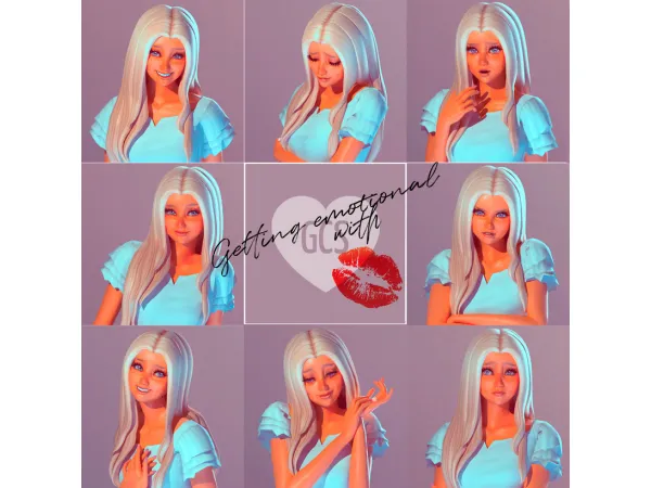 Mix Getting Emotional with GCS Animation pack - The Sims 4 Custom Content