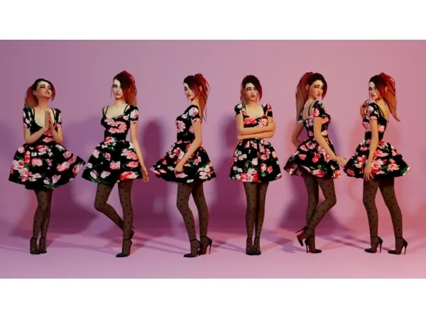 Mix Random Pose Pack 1 by goodchillsstudio - The Sims 4 Custom Content