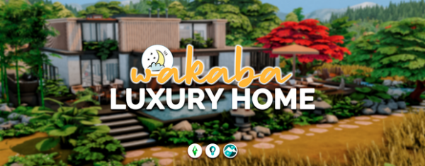Maxis Match Wakaba Luxury Home by simsfinds - The Sims 4 Custom Content