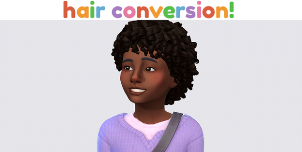 Maxis Match hair conversion by simsfinds - The Sims 4 Custom Content