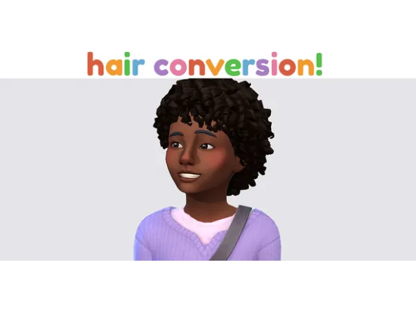 Maxis Match hair conversion by cupidily - The Sims 4 Custom Content