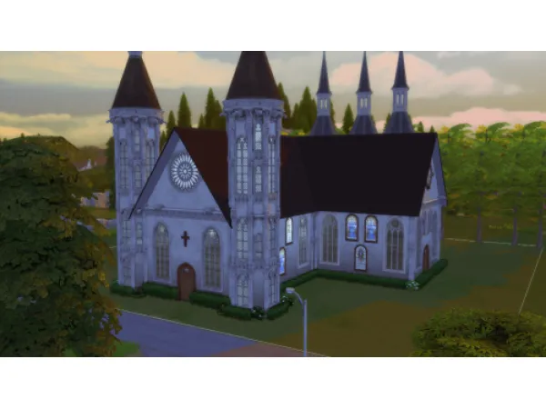 Alpha Our Martyred Lady a heavy Cathedral - The Sims 4 Custom Content