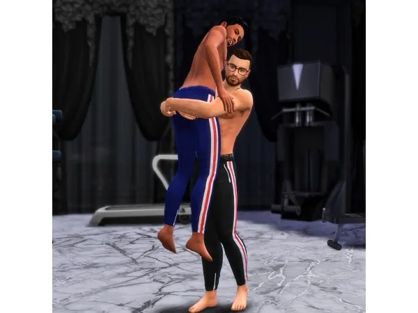 Alpha Discover University Track Pants - The Sims 4 Custom Content