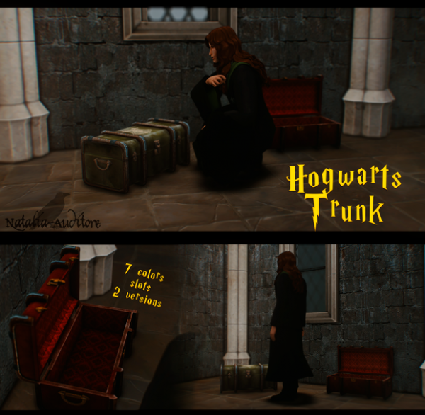 Maxis Match Hogwarts trunk Auditore by simsfinds - The Sims 4 Custom Content