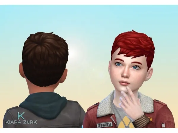 Maxis Match Messy Short for Boys - The Sims 4 Custom Content