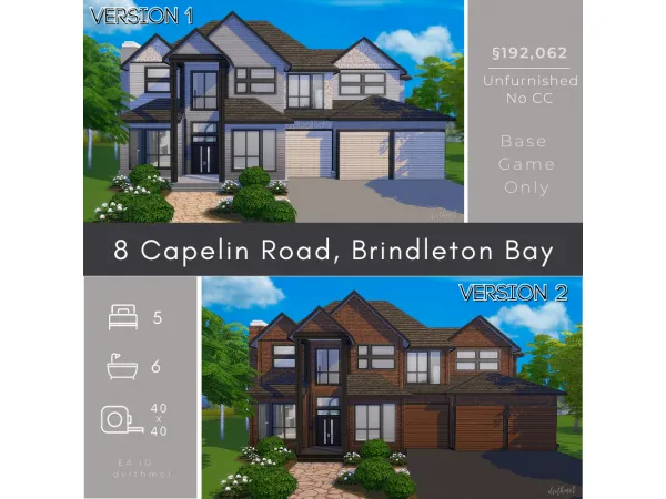 Maxis Match 8 CAPELIN RD BRINDLETON BAY - The Sims 4 Custom Content