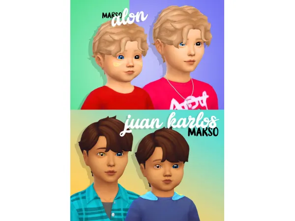 Maxis Match age conversions alon juan karlos by marsosims by celeschul - The Sims 4 Custom Content