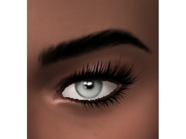 Alpha Night Vixen Recolours Adiec Pralinesims and Rheallsim Eyebrows by nuclearrayne - The Sims 4 Custom Content