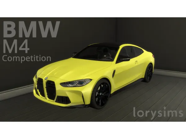 Maxis Match BMW M4 Competition by LorySims - The Sims 4 Custom Content