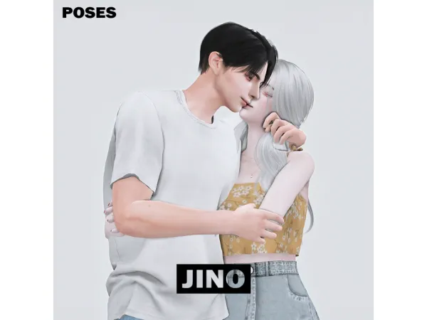 Mix [JINO] Couple poses 02 - The Sims 4 Custom Content