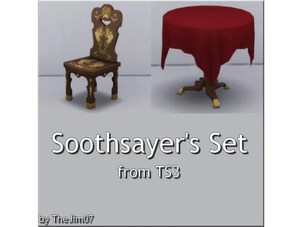 Maxis Match Soothsayer's Set by TheJim07 - The Sims 4 Custom Content