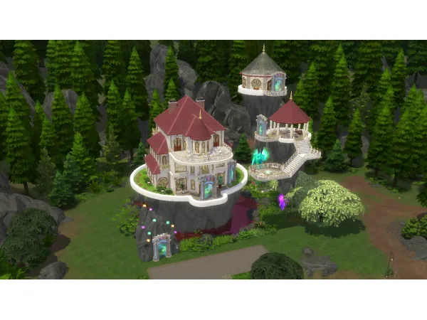 Maxis Match Glimmerbrook Magic School by Bellusim - The Sims 4 Custom Content