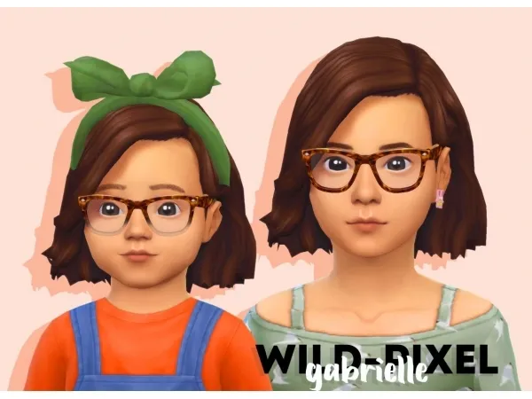 Maxis Match gabriella pixel go won by wild - The Sims 4 Custom Content