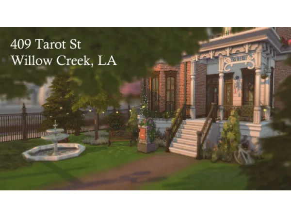 Maxis Match 409 Tarot St - The Sims 4 Custom Content