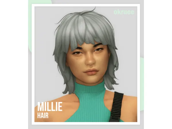 Maxis Match millie hair by okruee - The Sims 4 Custom Content