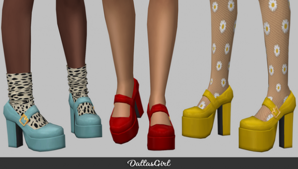 Maxis Match EA Mary Jane Platforms by simsfinds - The Sims 4 Custom Content