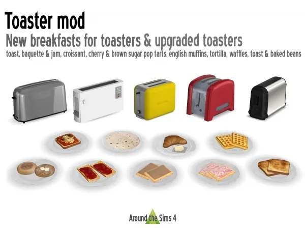 Maxis Match Around Toaster mod - The Sims 4 Custom Content