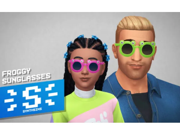 Maxis Match FROGGY SUNGLASSES - The Sims 4 Custom Content