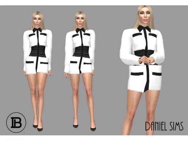 Alpha LOBODA in Balmain - The Sims 4 Custom Content