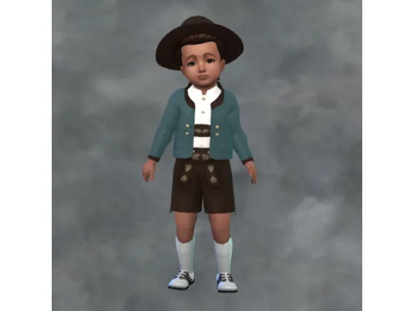 Maxis Match Windslar Outfit for little boys - The Sims 4 Custom Content