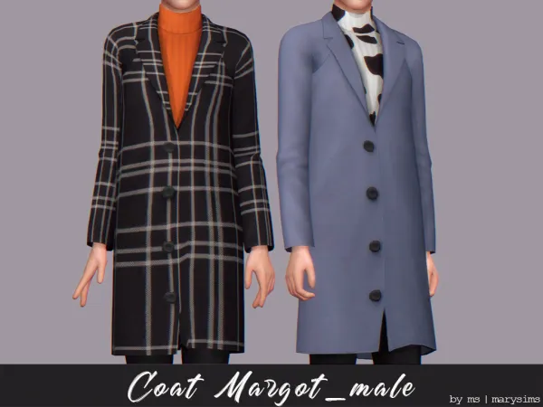Maxis Match Coat Margot - The Sims 4 Custom Content