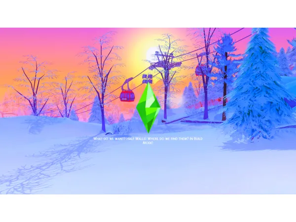 Maxis Match Mt Komorebi Loading Screens - The Sims 4 Custom Content