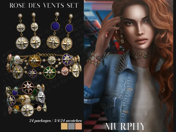 Alpha Rose des Vents Set - The Sims 4 Custom Content