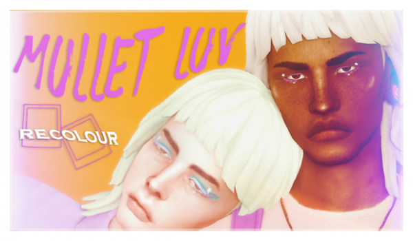 Maxis Match Mullet Luv (requires Paranormal Stuff Pack) by simsfinds - The Sims 4 Custom Content